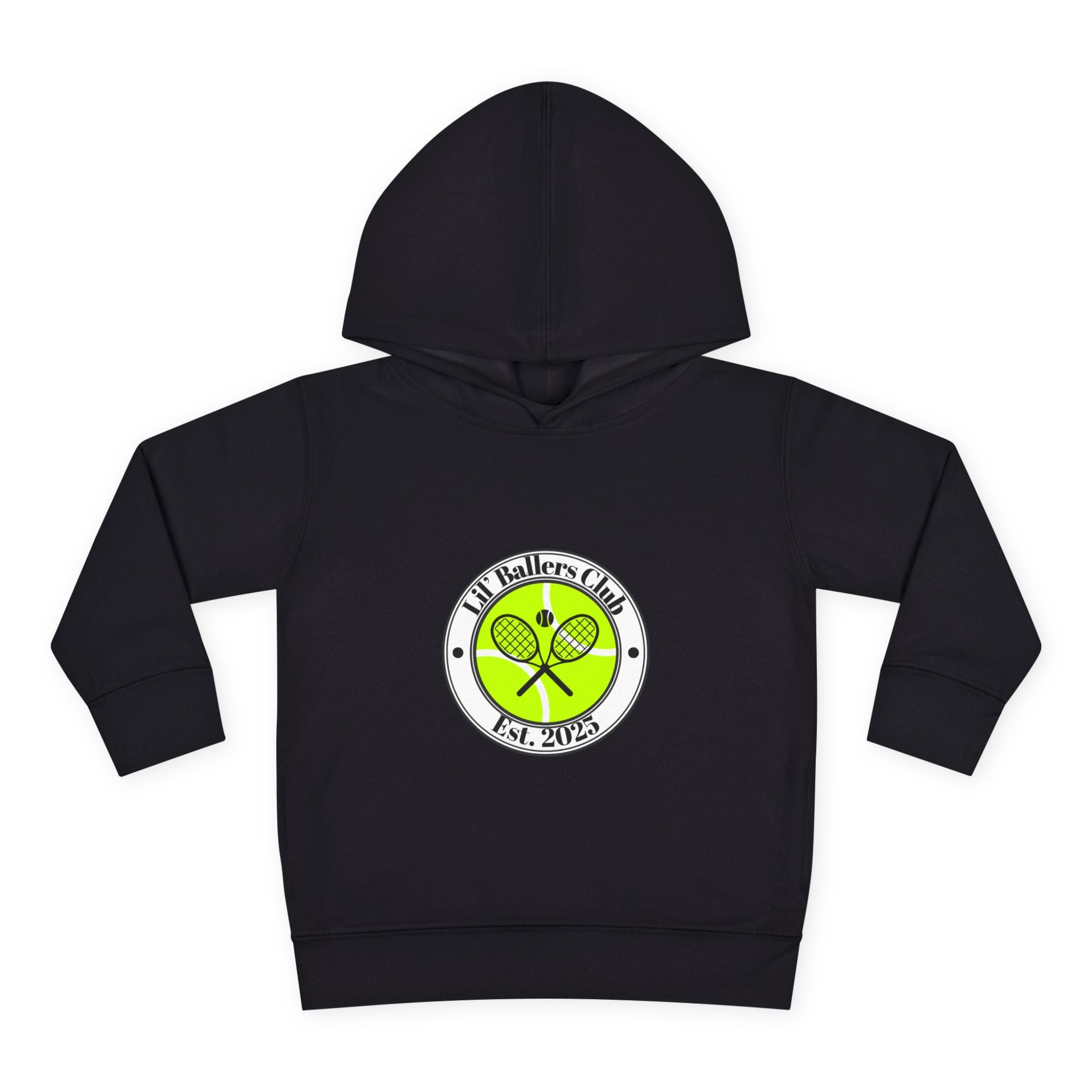 Boy's Toddler Junior Hoodie Sweatshirt — 'Lil' Baller's Club' Pullover Fleece Tennis