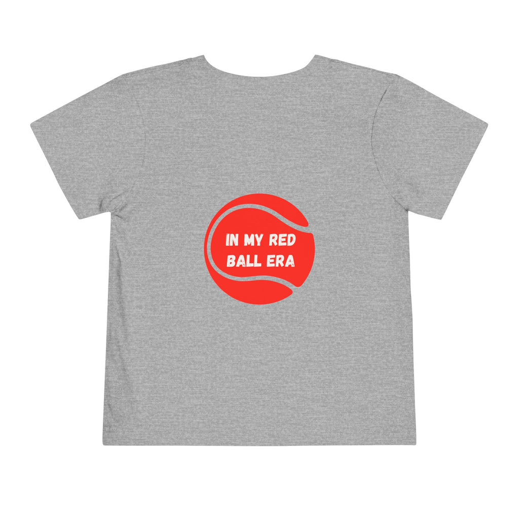 Boy's Toddler Junior Tee – "In My Red Ball Era" Tennis Graphic Shirt