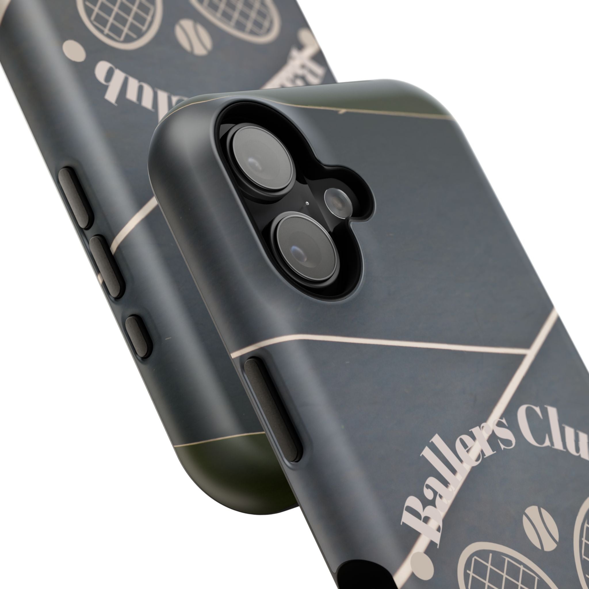 Tennis Impact-Resistant Phone Case — 'Ballers Club Est. 2025' Protective Cover