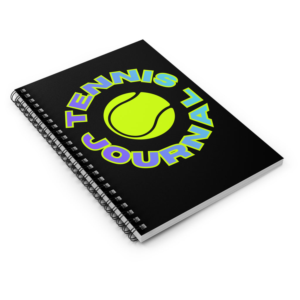 Tennis Journal — Spiral Ruled Notebook for Players & Coaches