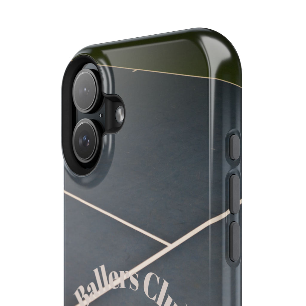 Tennis Impact-Resistant Phone Case — 'Ballers Club Est. 2025' Protective Cover