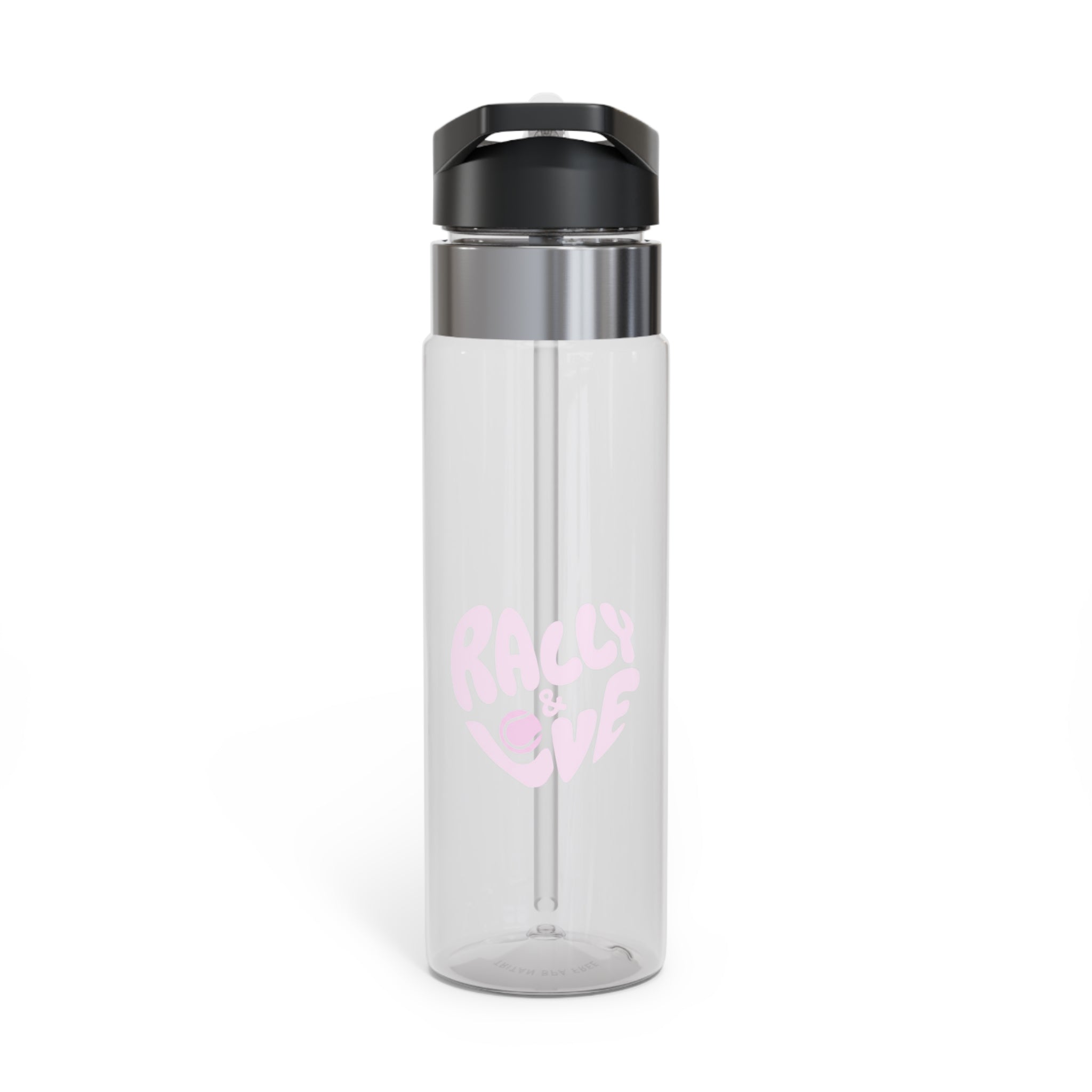 Sport Bottle 20oz — 'Rally & Love' logo Graphic, Water Bottle