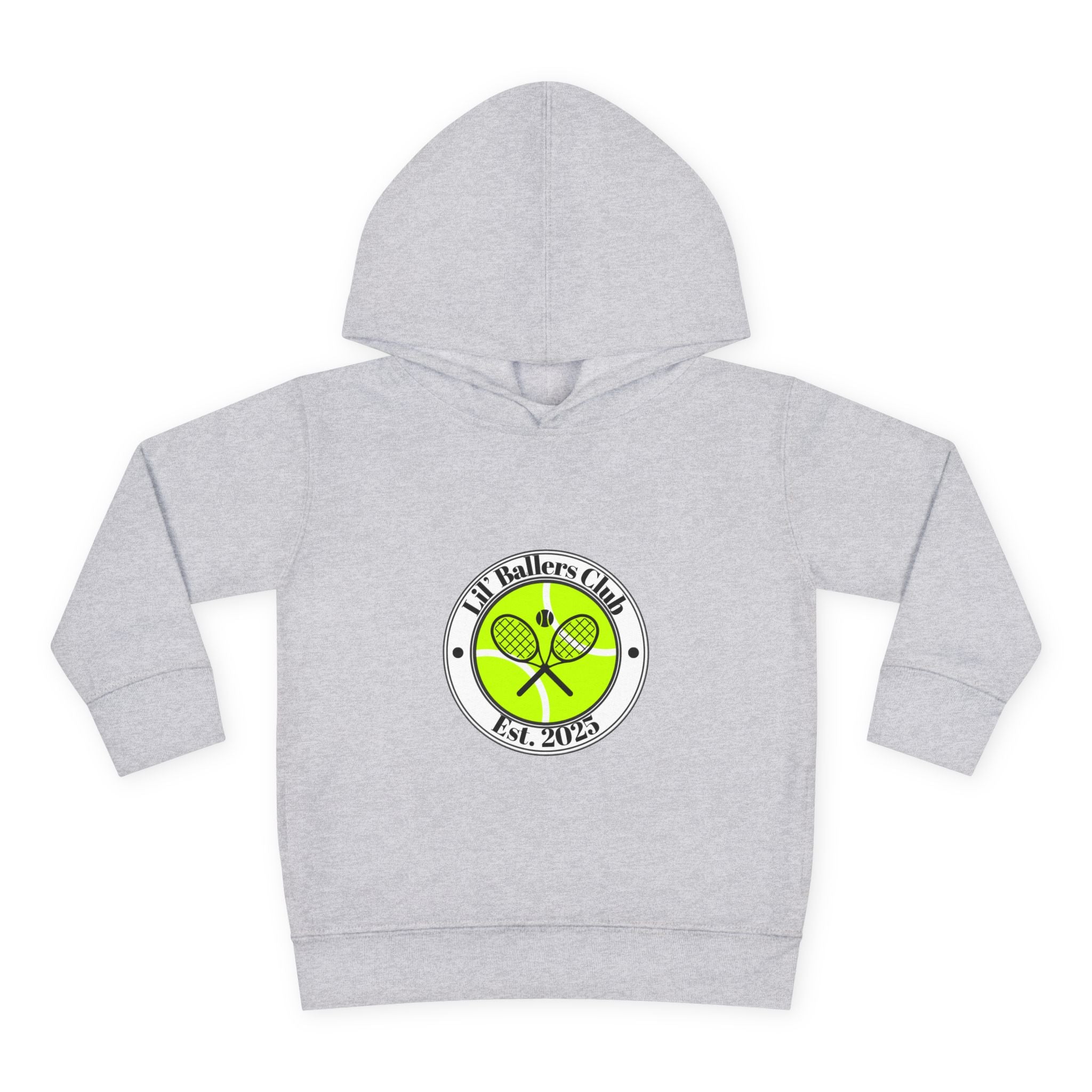 Boy's Toddler Junior Hoodie Sweatshirt — 'Lil' Baller's Club' Pullover Fleece Tennis