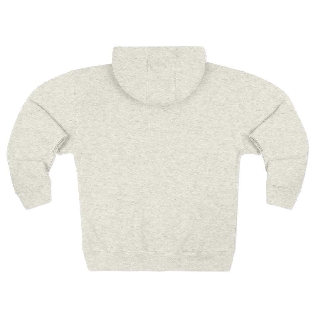 Women's Zip Hoodie — 'Tennis mama' Front Zip Hoodie sweatshirt (white)