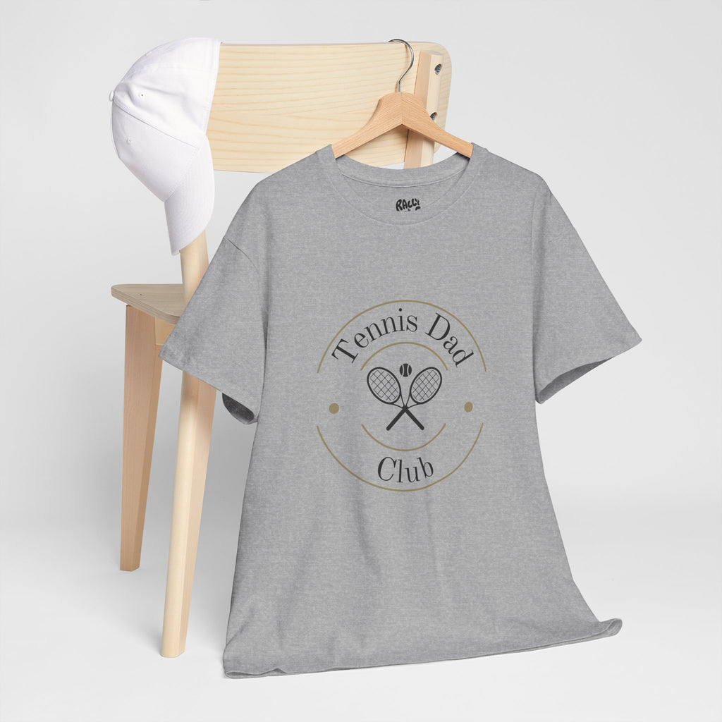 Men's T‑Shirt — 'Tennis Dad Club' Vintage Tennis Racket Graphic Tee