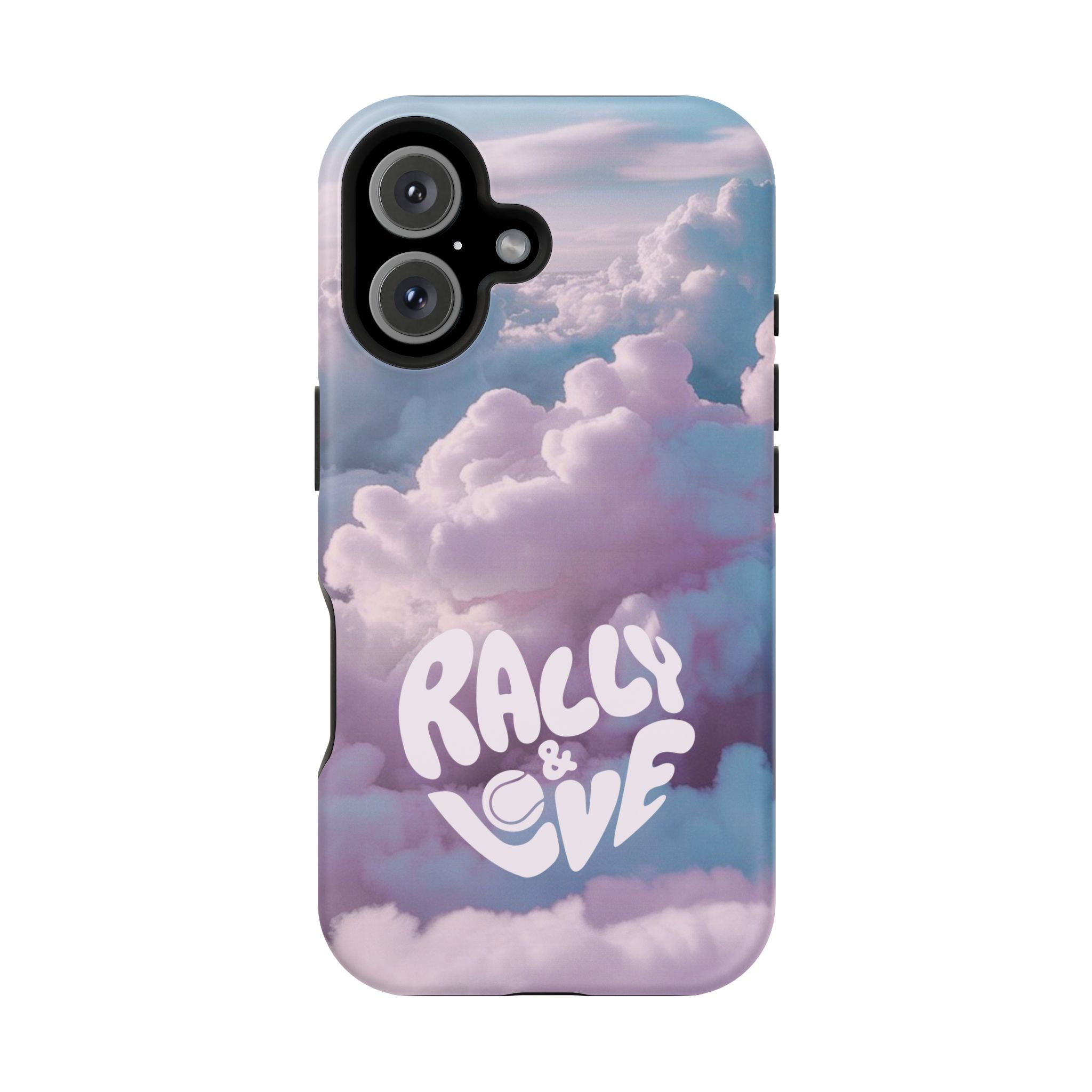 Impact-Resistant Phone Case — "Rally & Love" Clouds/Love in the Air