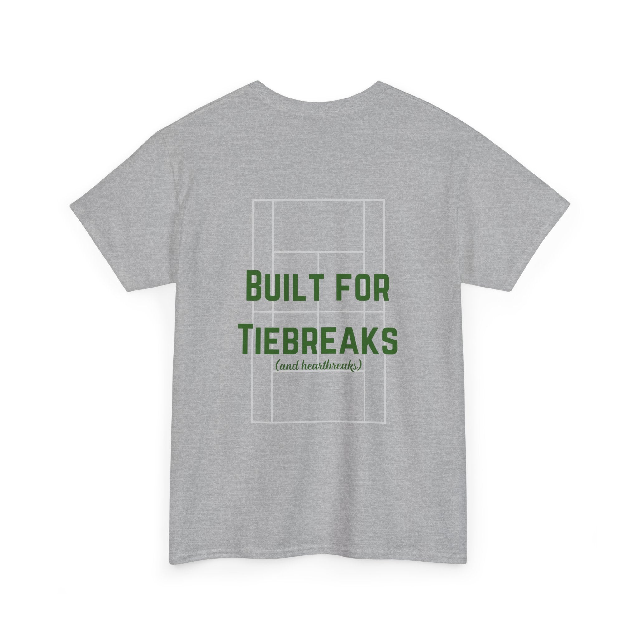 Men's T-Shirt — 'Built for Tiebreaks' Tennis Graphic Tee (dark green)