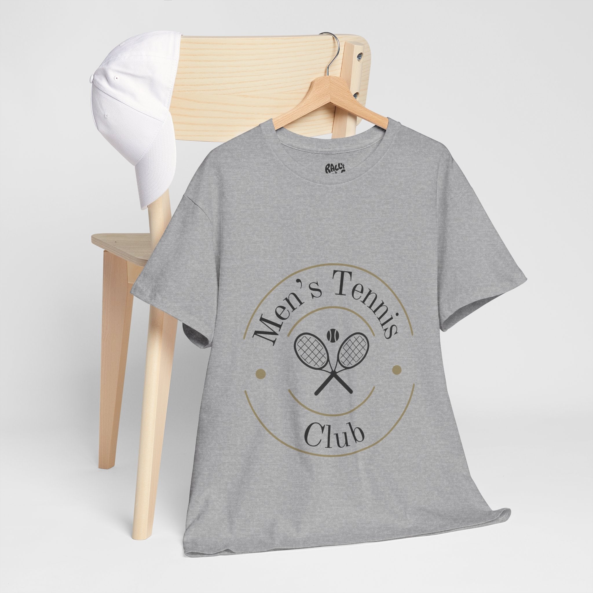 Men's Tee — 'Men's Tennis Club' Vintage Tennis Rackets T-Shirt