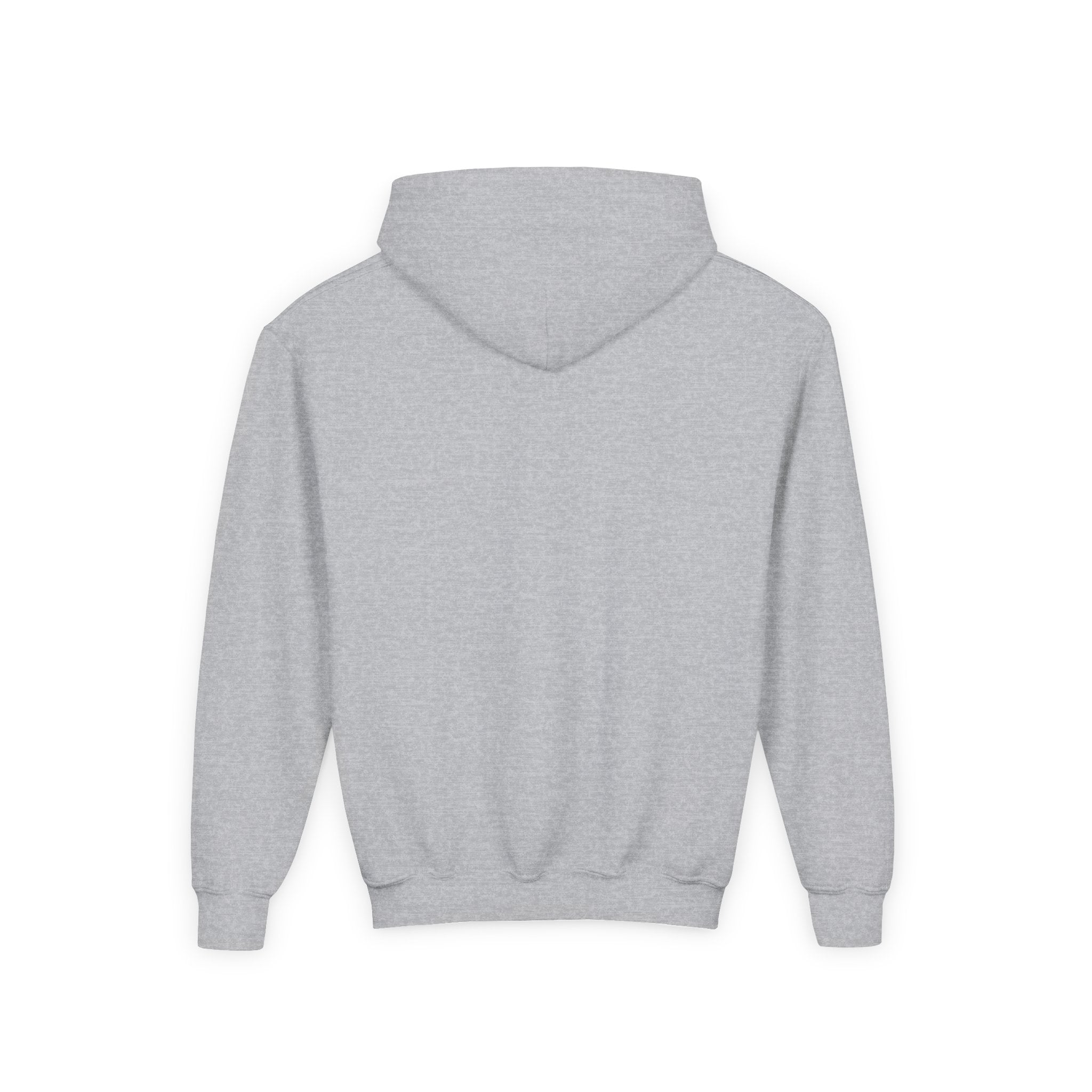 Girl's Junior Hoodie sweatshirt — "Rally & Love" Heart Chest Tennis Graphic Sweatshirt (Pink logo)