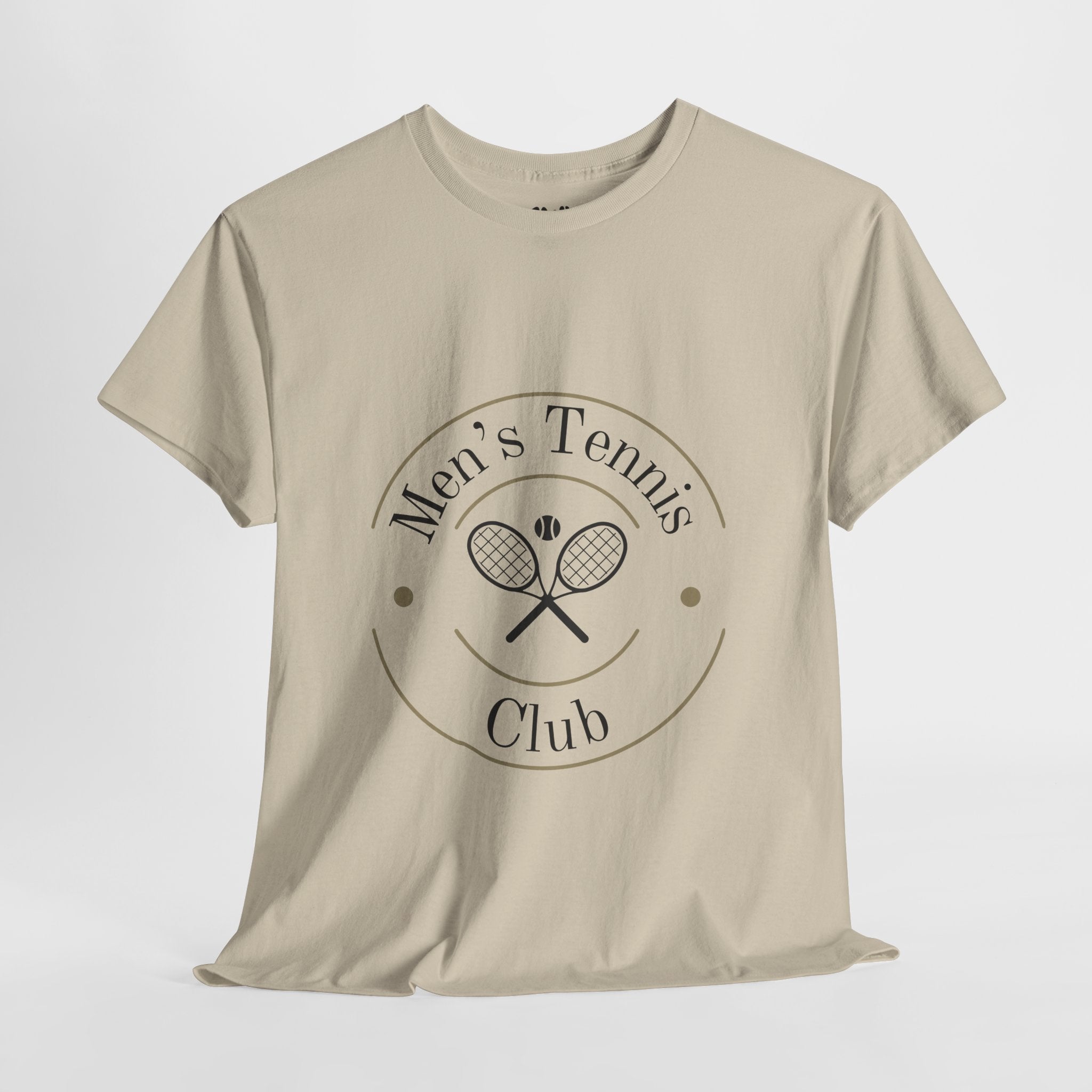Men's Tee — 'Men's Tennis Club' Vintage Tennis Rackets T-Shirt