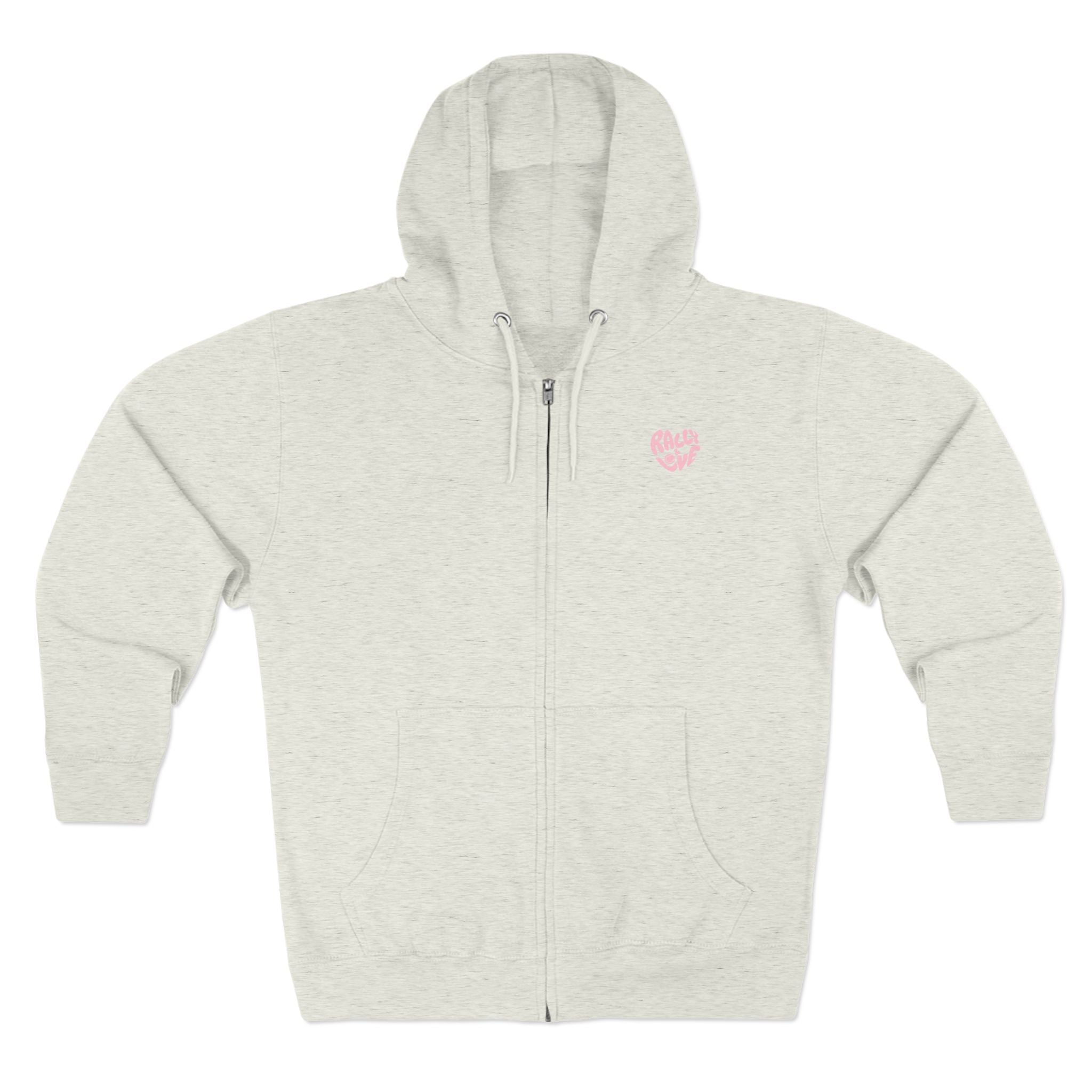 Women's Zip Hoodie — 'Rally & Love" primary logo Zip Hoodie sweatshirt