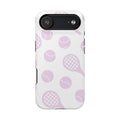 Tennis Impact-Resistant Phone Case — Pink Rackets & Balls