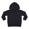 Boy Toddler's Junior Hoodie — “Let’s Go” Tennis Graphic Sweatshirt (Green)