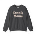 Women's Crewneck Sweatshirt - 'Tennis mama' tennis sweatshirt (tan)