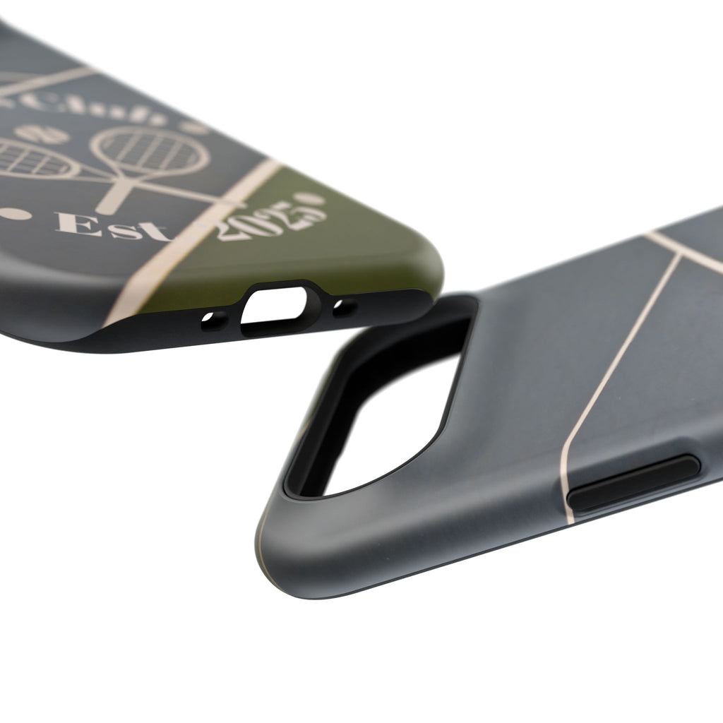 Tennis Impact-Resistant Phone Case — 'Ballers Club Est. 2025' Protective Cover