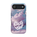 Impact-Resistant Phone Case — "Rally & Love" Clouds/Love in the Air