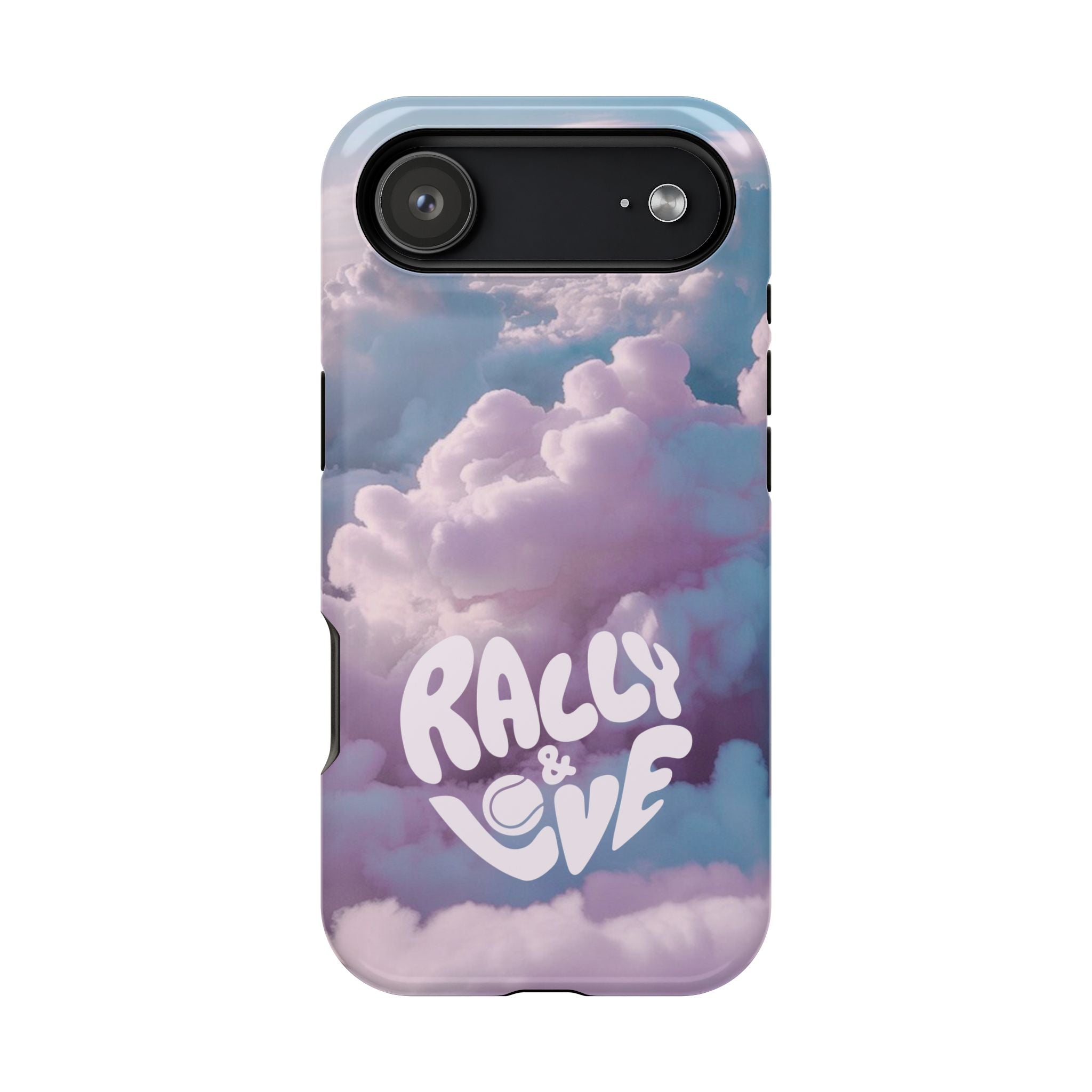 Impact-Resistant Phone Case — "Rally & Love" Clouds/Love in the Air
