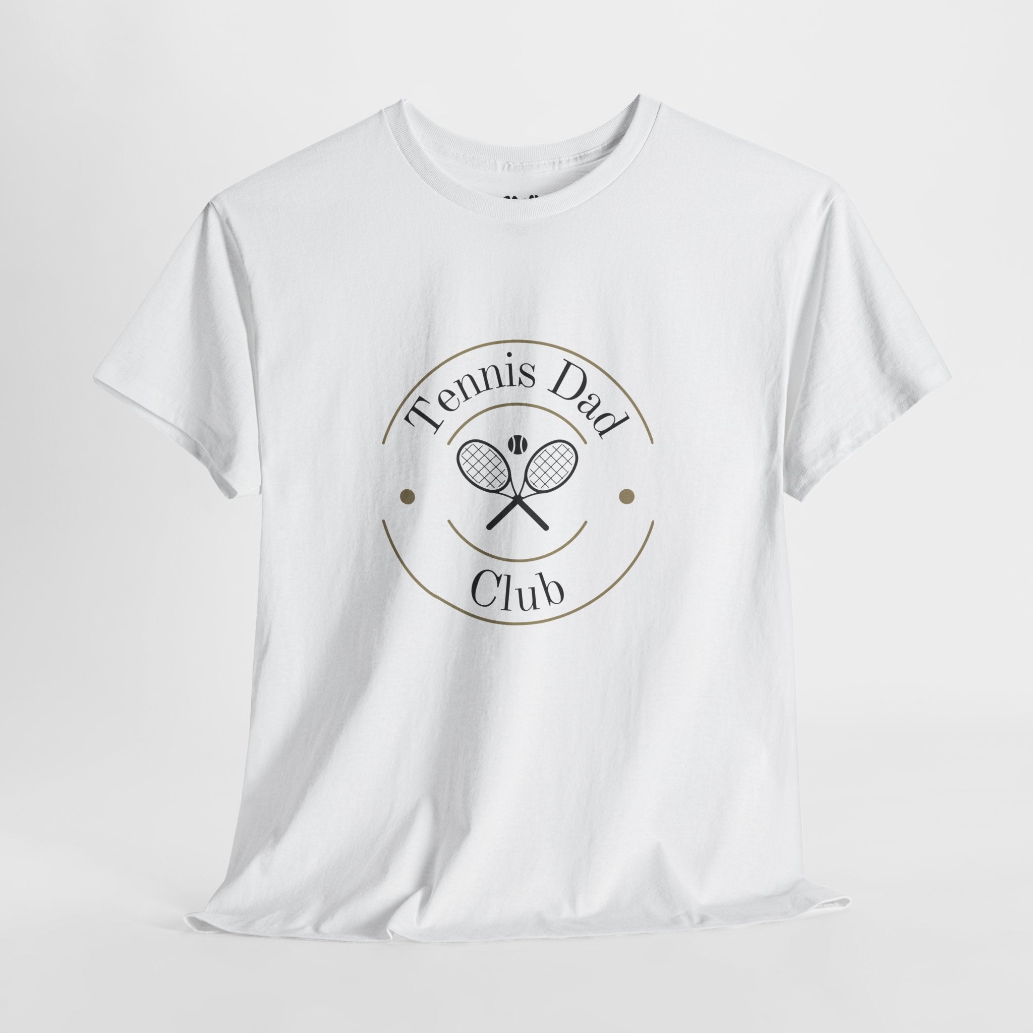 Men's T‑Shirt — 'Tennis Dad Club' Vintage Tennis Racket Graphic Tee