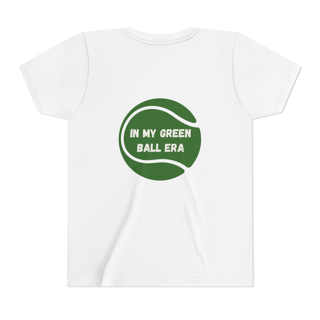 Boy's Junior's Tee - "In My Green Ball Era" Tennis T-Shirt