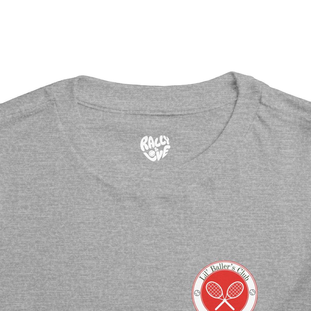 Girl's Toddler Junior Tee – "In My Red Ball Era" Tennis Graphic Shirt