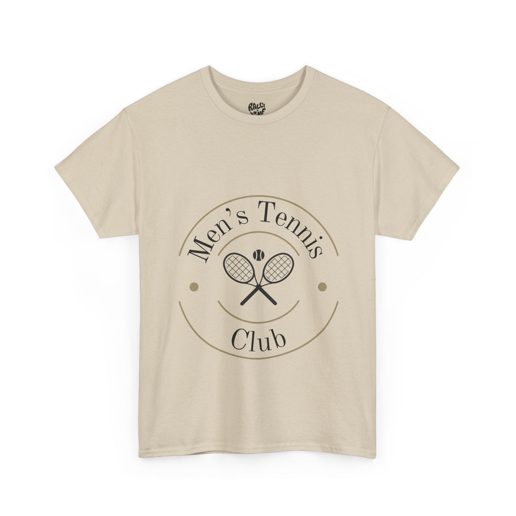 Men's Tee — 'Men's Tennis Club' Vintage Tennis Rackets T-Shirt