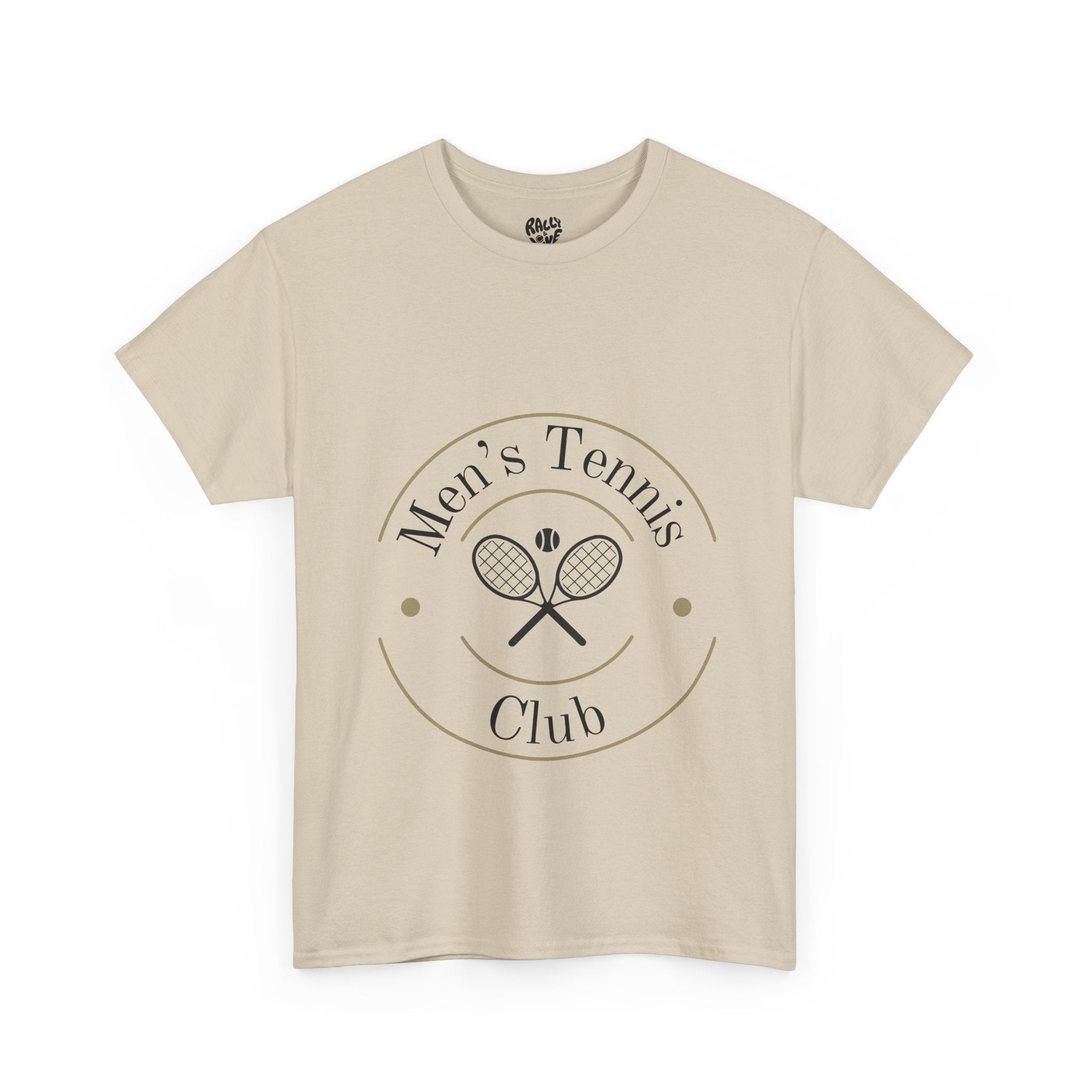 Men's Tee — 'Men's Tennis Club' Vintage Tennis Rackets T-Shirt