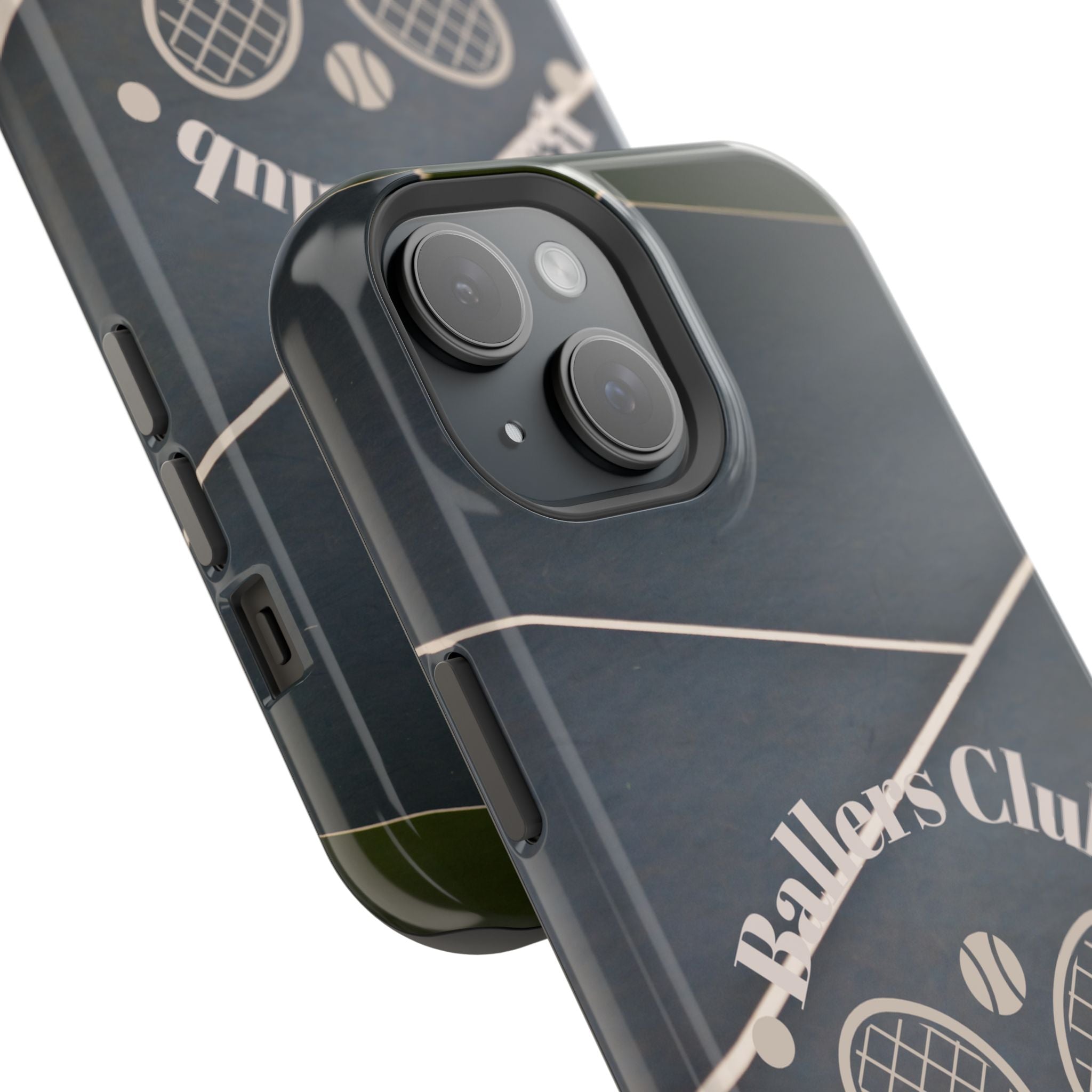 Tennis Impact-Resistant Phone Case — 'Ballers Club Est. 2025' Protective Cover
