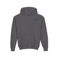 Boy's Junior Hoodie sweatshirt — “Let’s Go” Tennis Graphic Sweatshirt (Green)