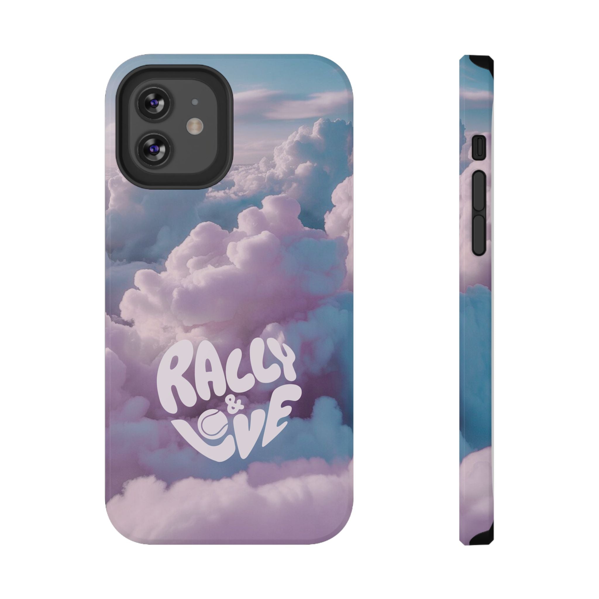 Impact-Resistant Phone Case — "Rally & Love" Clouds/Love in the Air