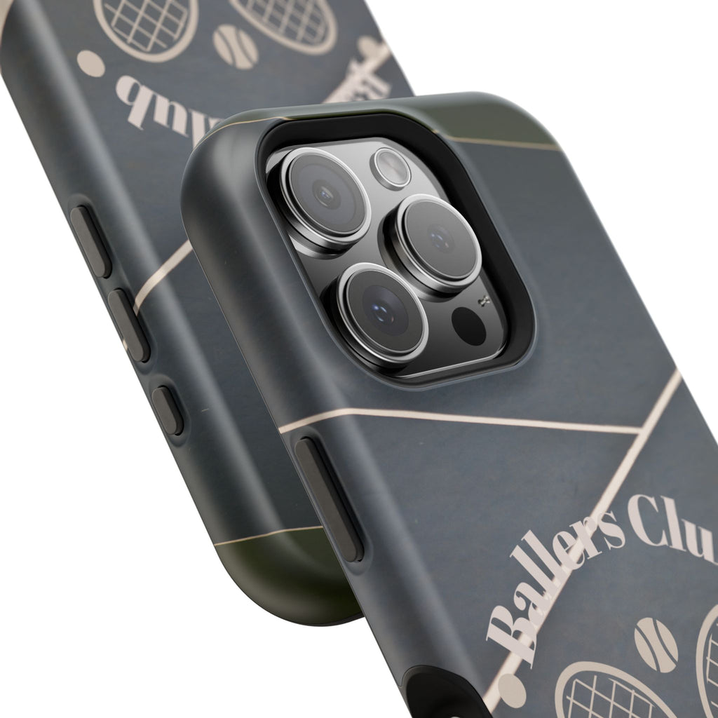 Tennis Impact-Resistant Phone Case — 'Ballers Club Est. 2025' Protective Cover