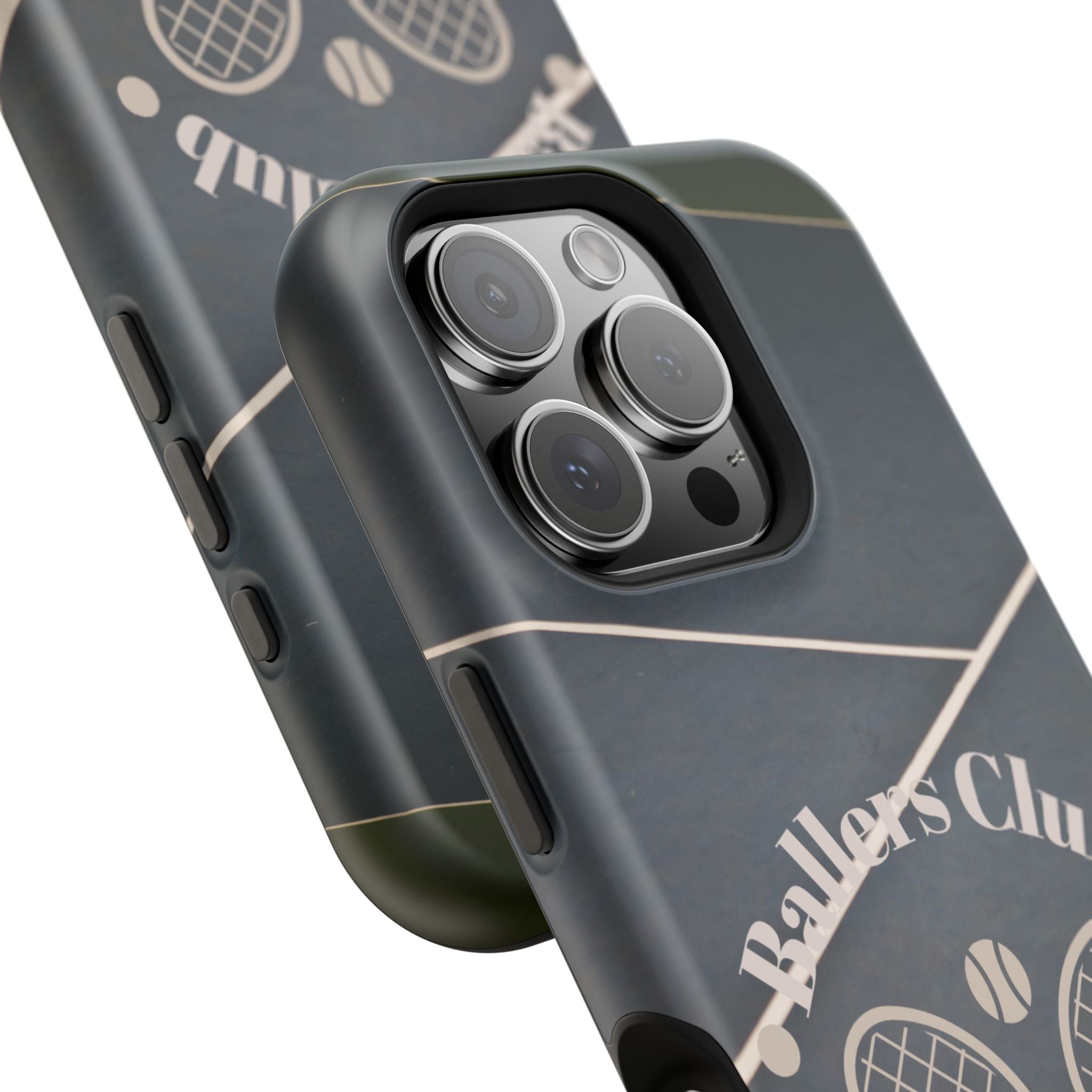 Tennis Impact-Resistant Phone Case — 'Ballers Club Est. 2025' Protective Cover