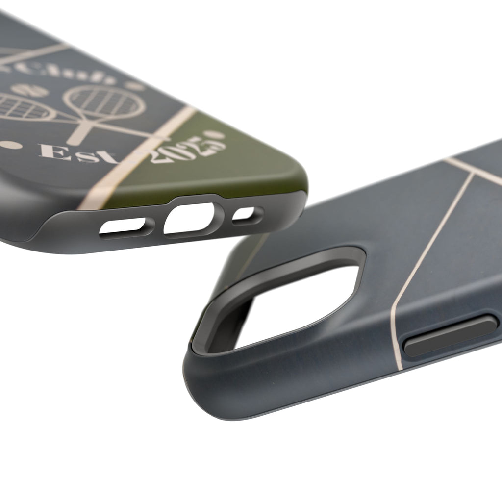Tennis Impact-Resistant Phone Case — 'Ballers Club Est. 2025' Protective Cover