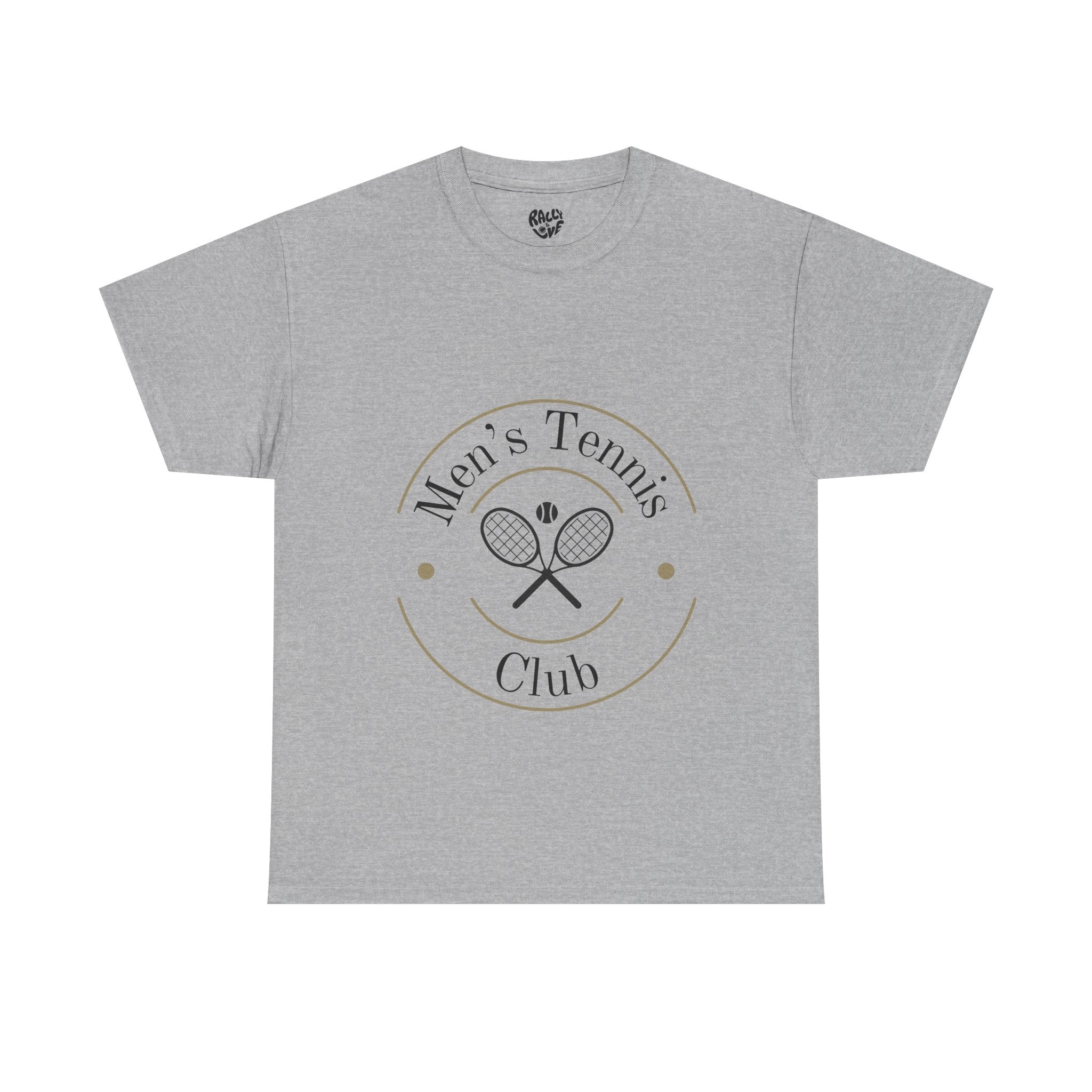 Men's Tee — 'Men's Tennis Club' Vintage Tennis Rackets T-Shirt