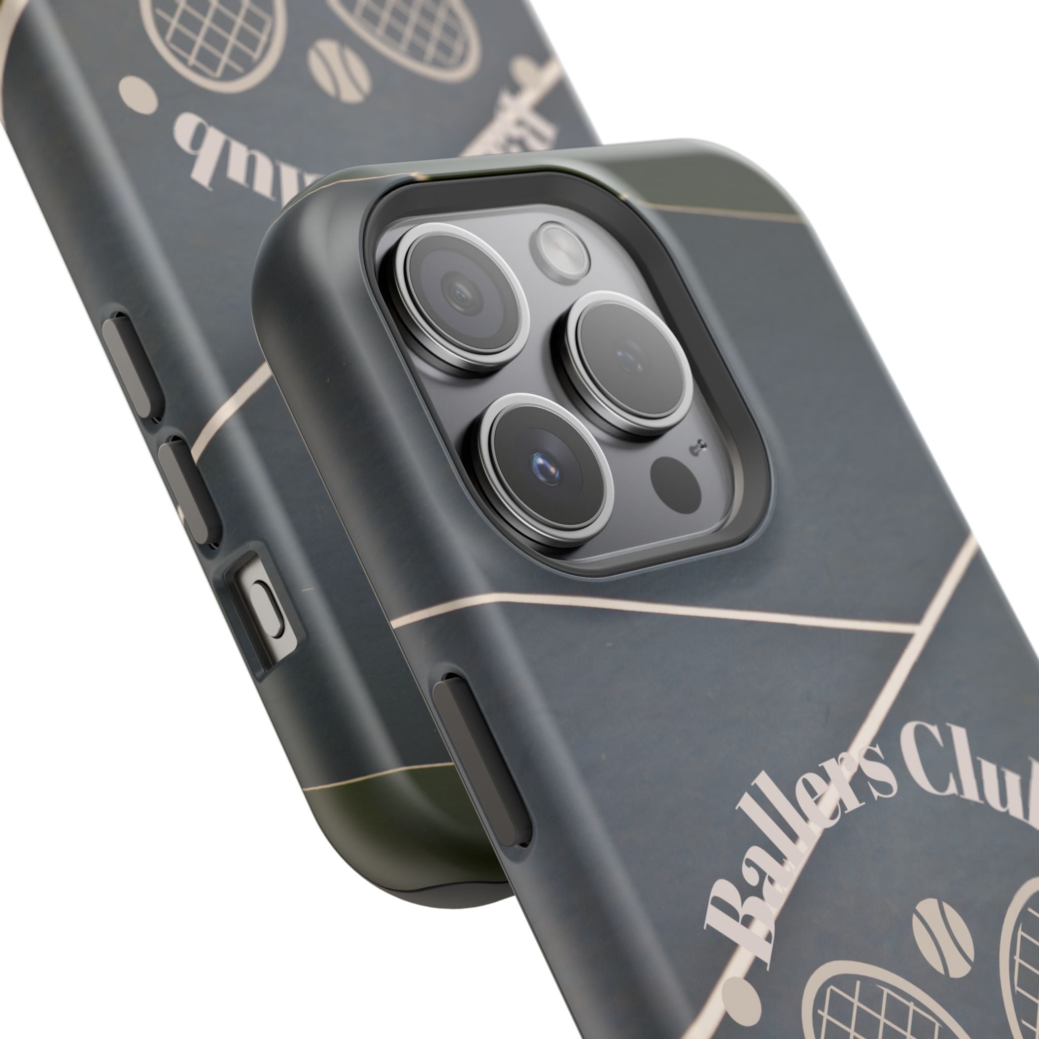 Tennis Impact-Resistant Phone Case — 'Ballers Club Est. 2025' Protective Cover