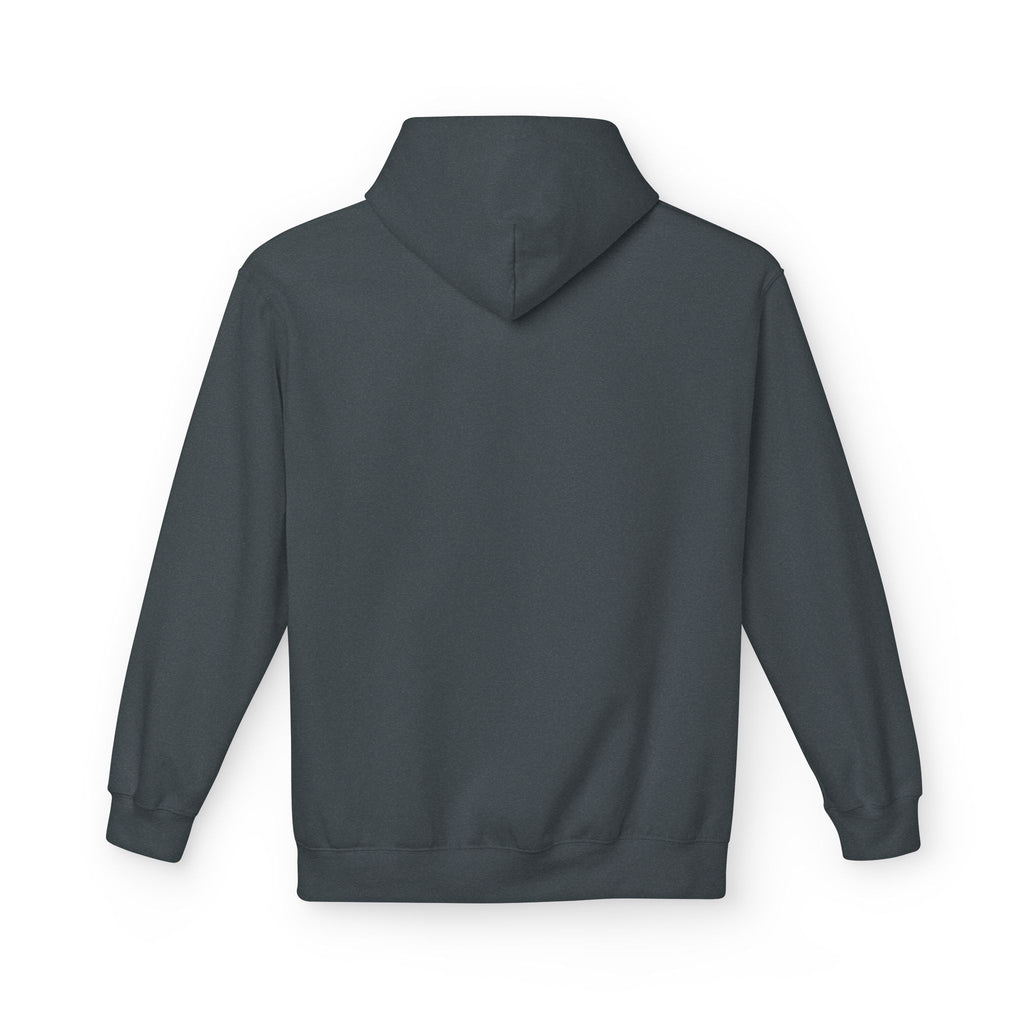 Women's Softstyle Fleece Hoodie sweatshirt - 'Rally & Love' logo, minimalist (pink)