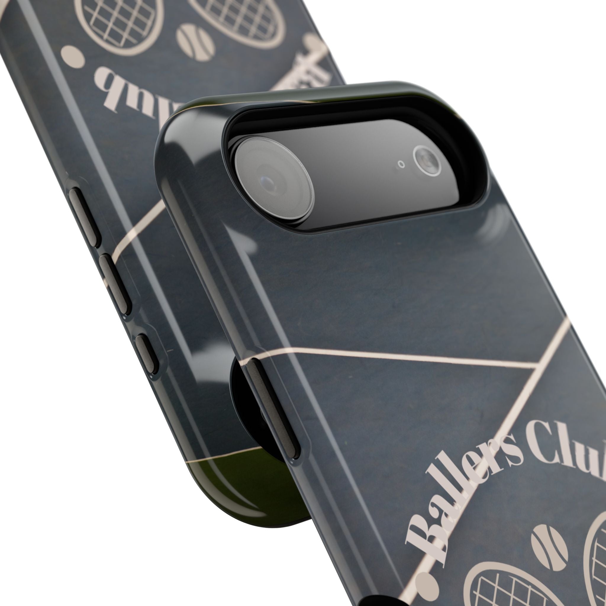 Tennis Impact-Resistant Phone Case — 'Ballers Club Est. 2025' Protective Cover