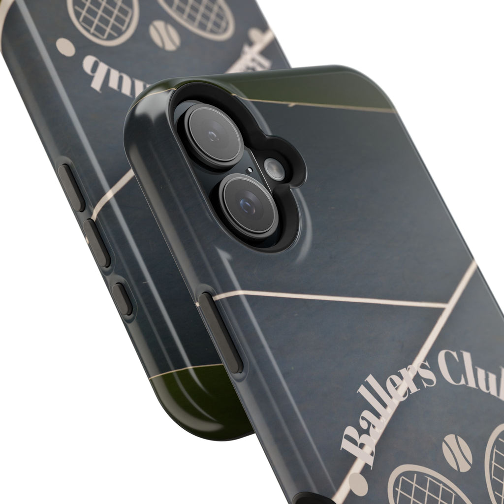 Tennis Impact-Resistant Phone Case — 'Ballers Club Est. 2025' Protective Cover