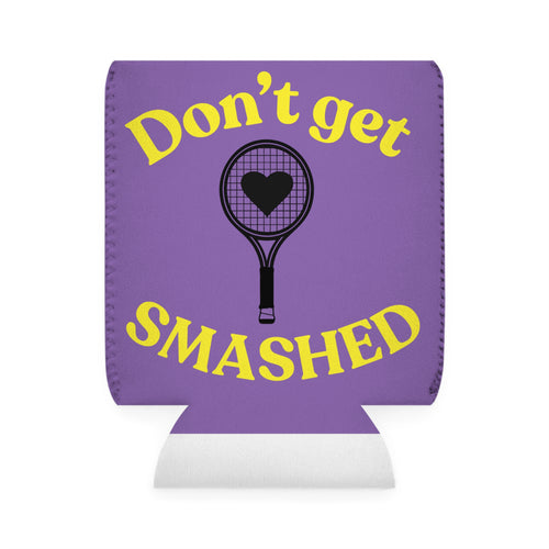 Can Cooler Sleeve - Purple/yellow, Don't get smashed
