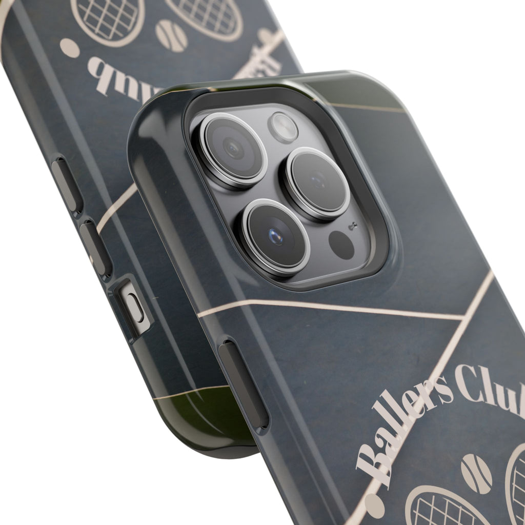 Tennis Impact-Resistant Phone Case — 'Ballers Club Est. 2025' Protective Cover