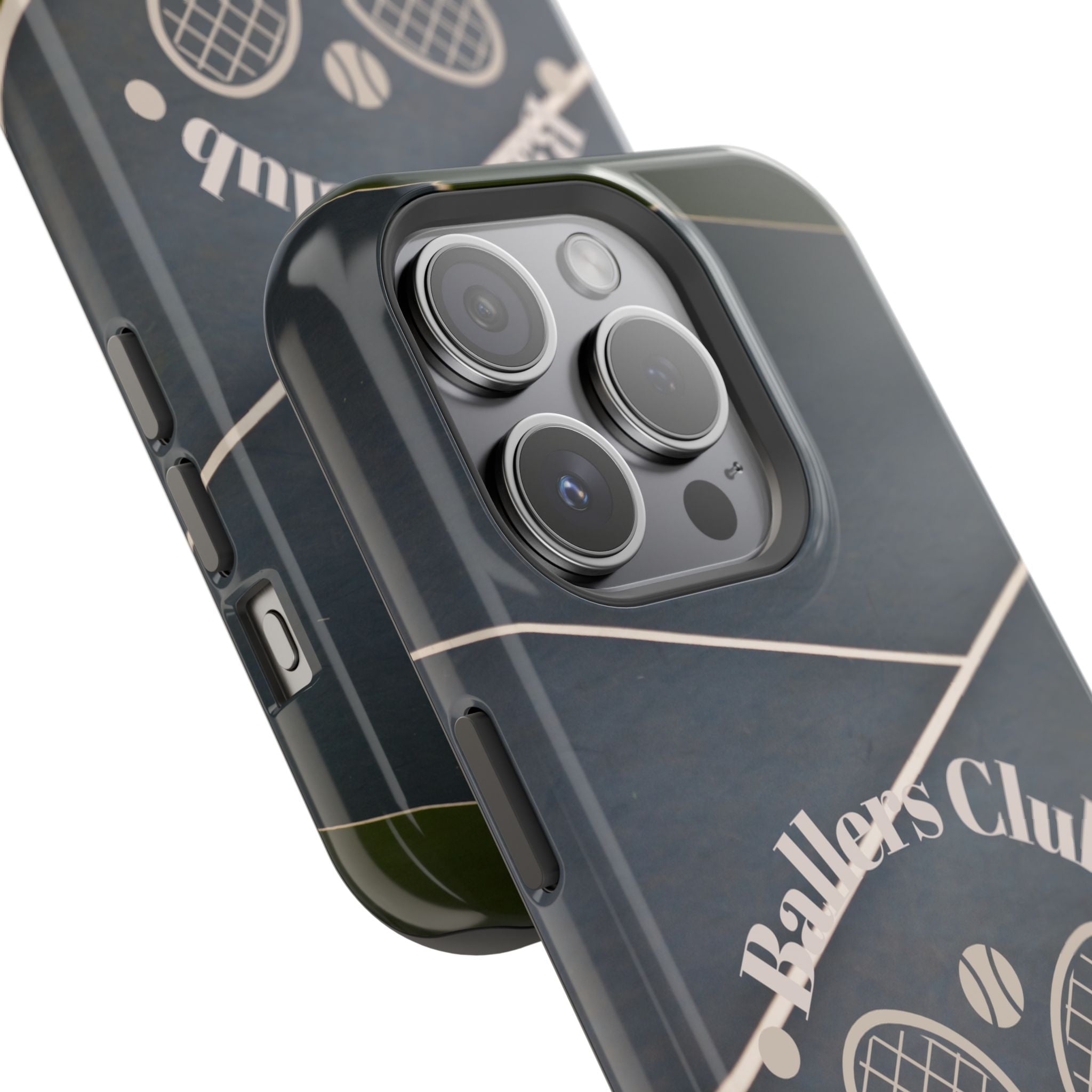 Tennis Impact-Resistant Phone Case — 'Ballers Club Est. 2025' Protective Cover