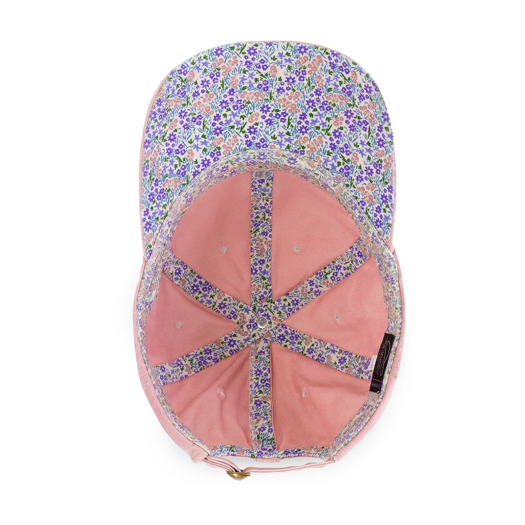 Women's Pigment-Dyed baseball Cap with Fashion Undervisor - White, Embroidered