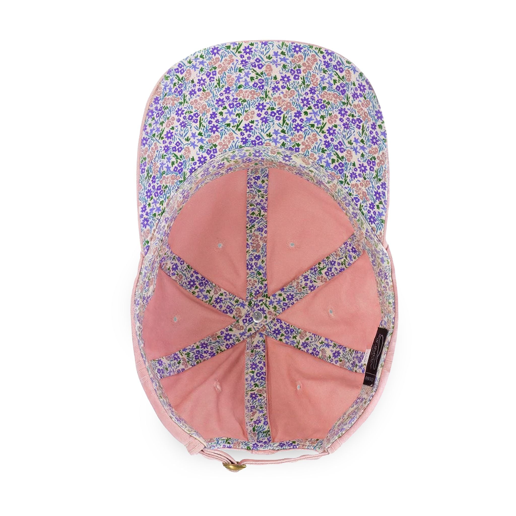 Women's Pigment-Dyed baseball Cap with Fashion Undervisor - White, Embroidered