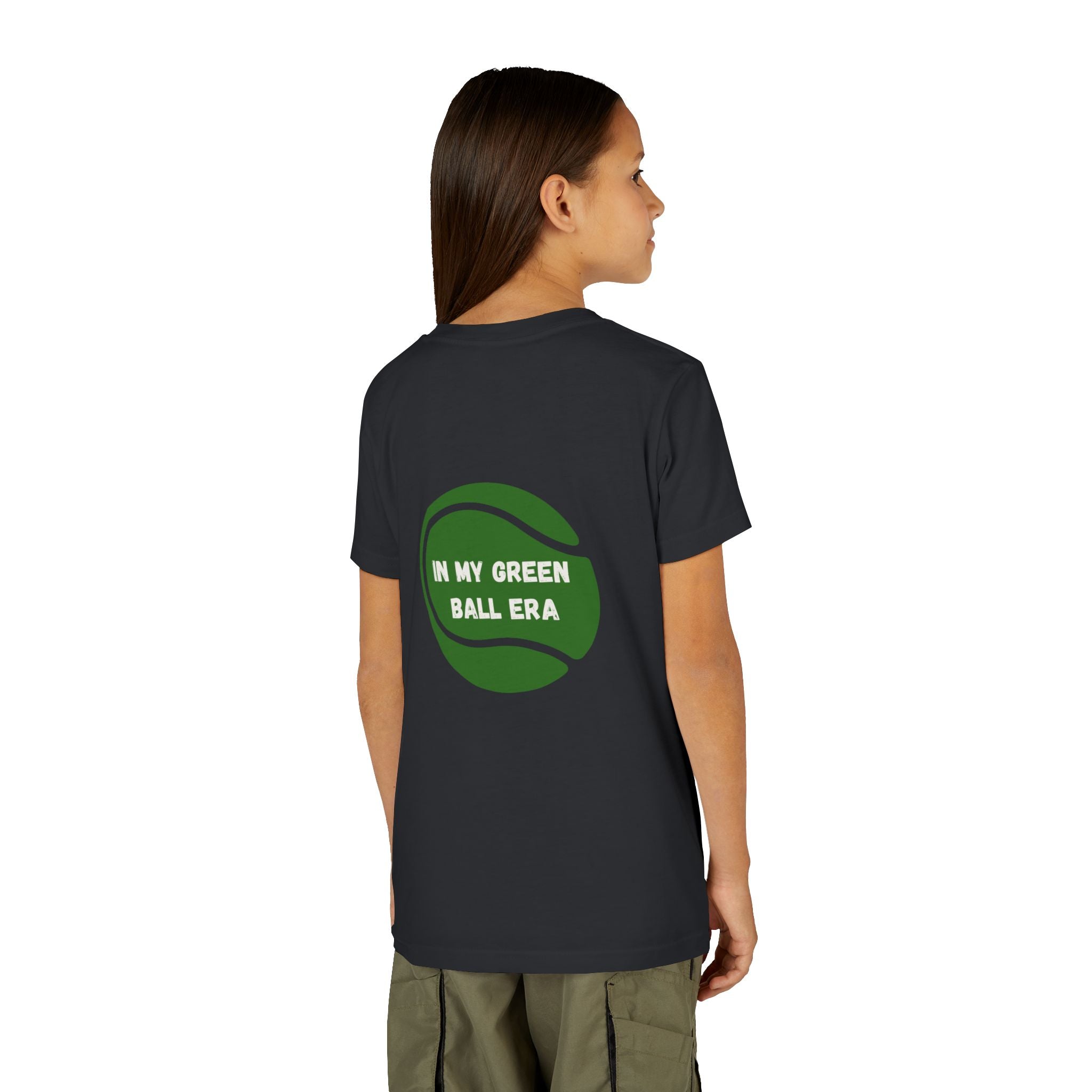Girl's Junior's Tee - "In My Green Ball Era" Tennis T-Shirt