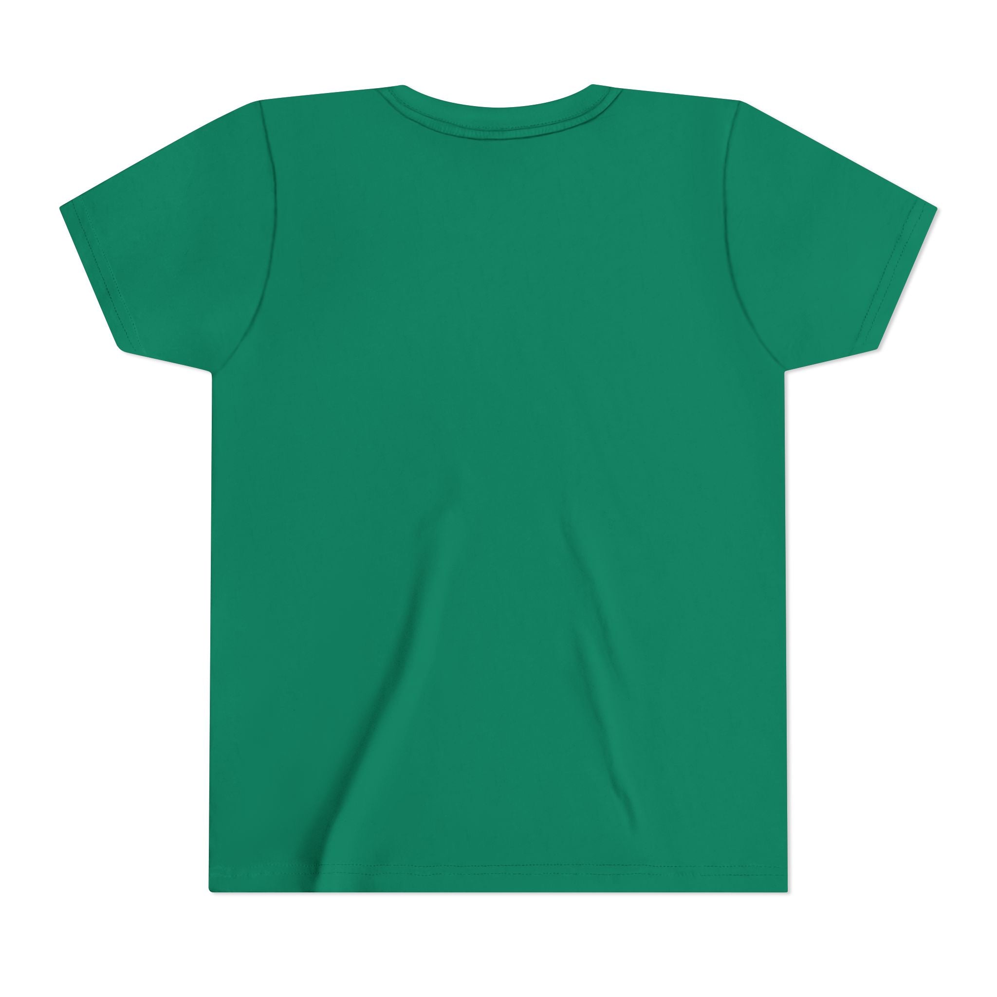 Girl's Junior Tee — Cute Smiling Tennis Ball "My Happy Place" Kids Shirt