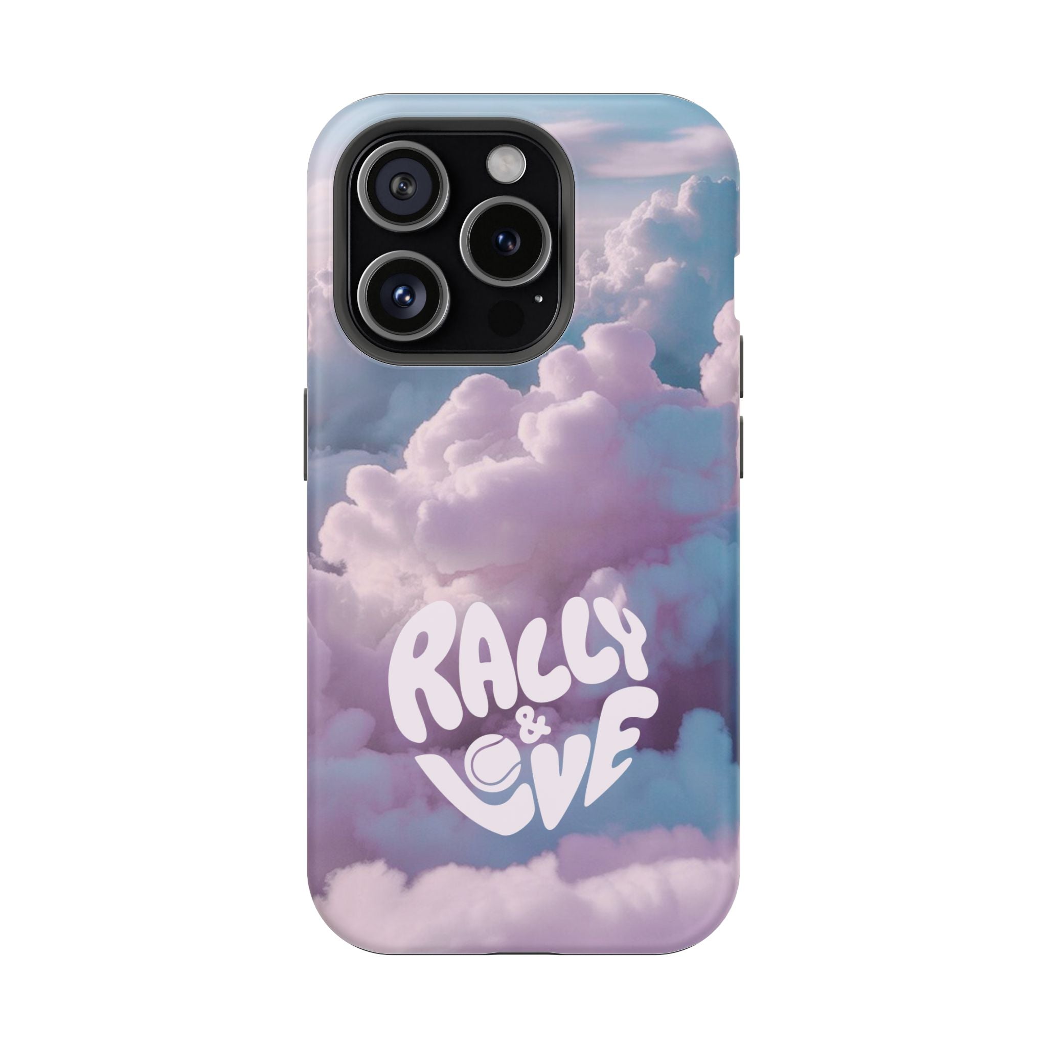 Impact-Resistant Phone Case — "Rally & Love" Clouds/Love in the Air