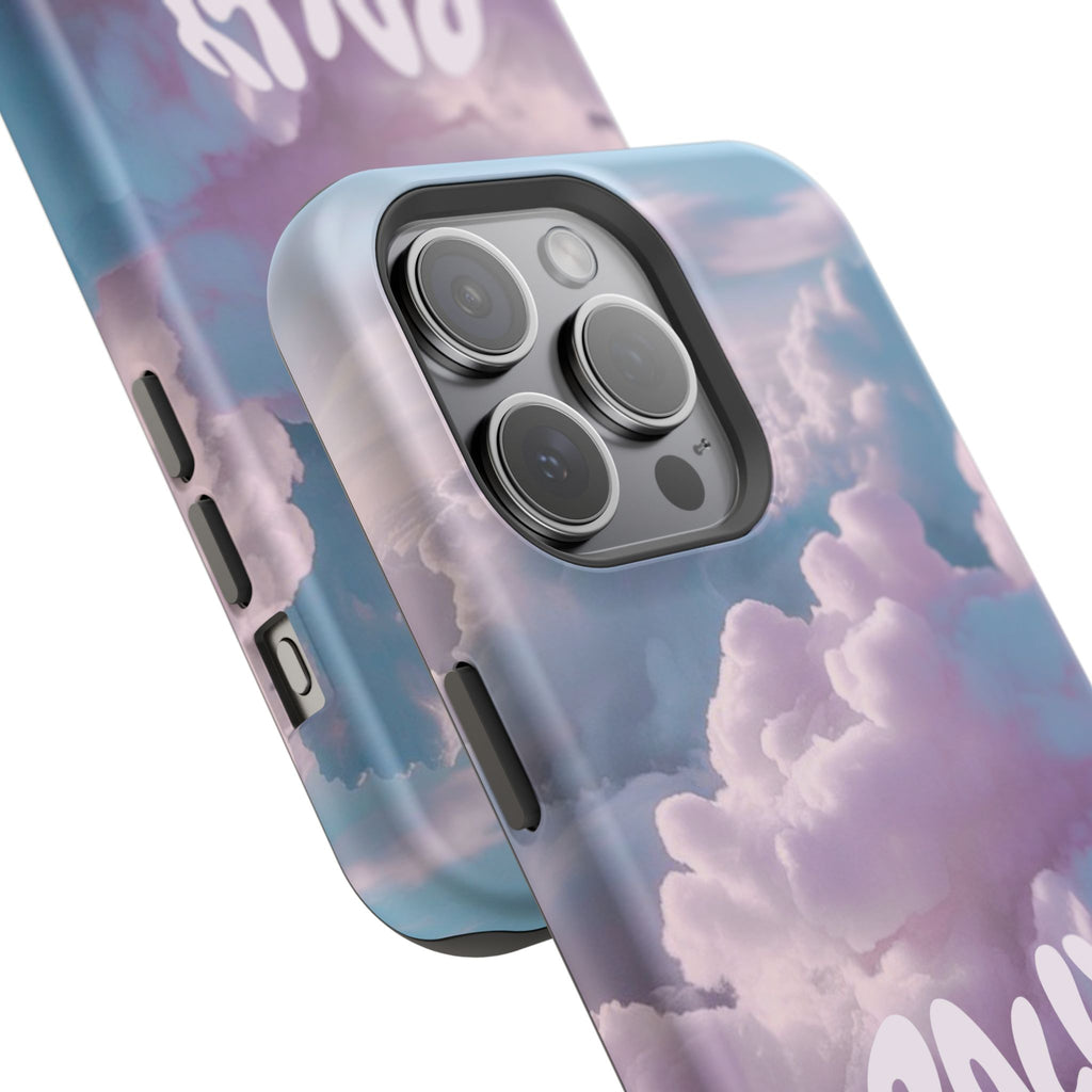 Impact-Resistant Phone Case — "Rally & Love" Clouds/Love in the Air