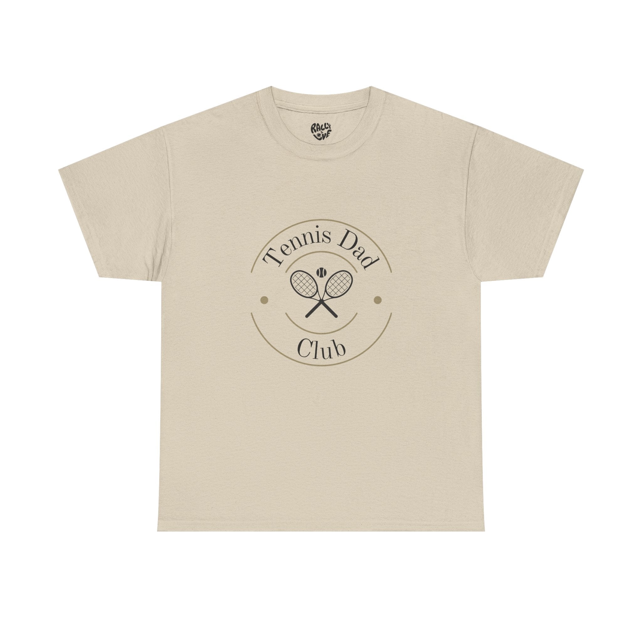 Men's T‑Shirt — 'Tennis Dad Club' Vintage Tennis Racket Graphic Tee