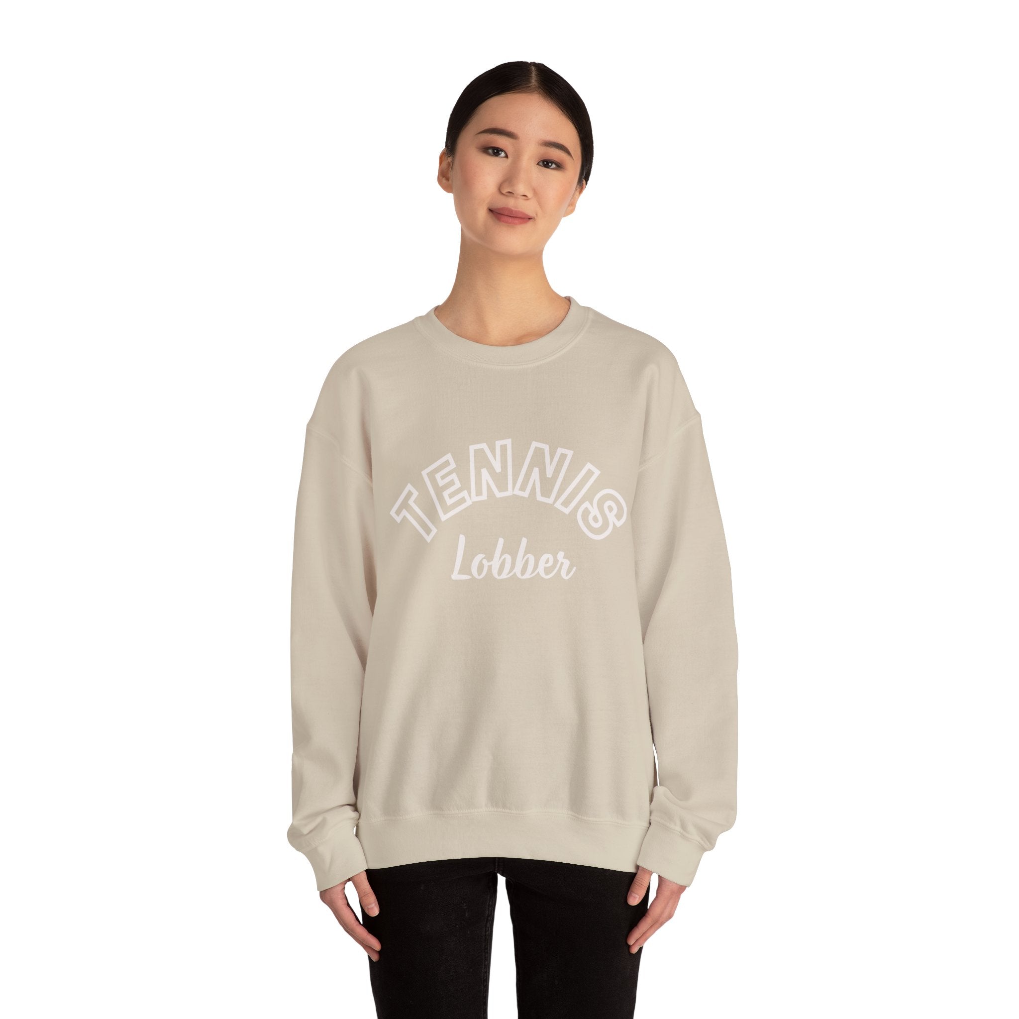 Women's Crewneck Sweatshirt — 'Tennis Lobbers/Lovers' Soft Pullover