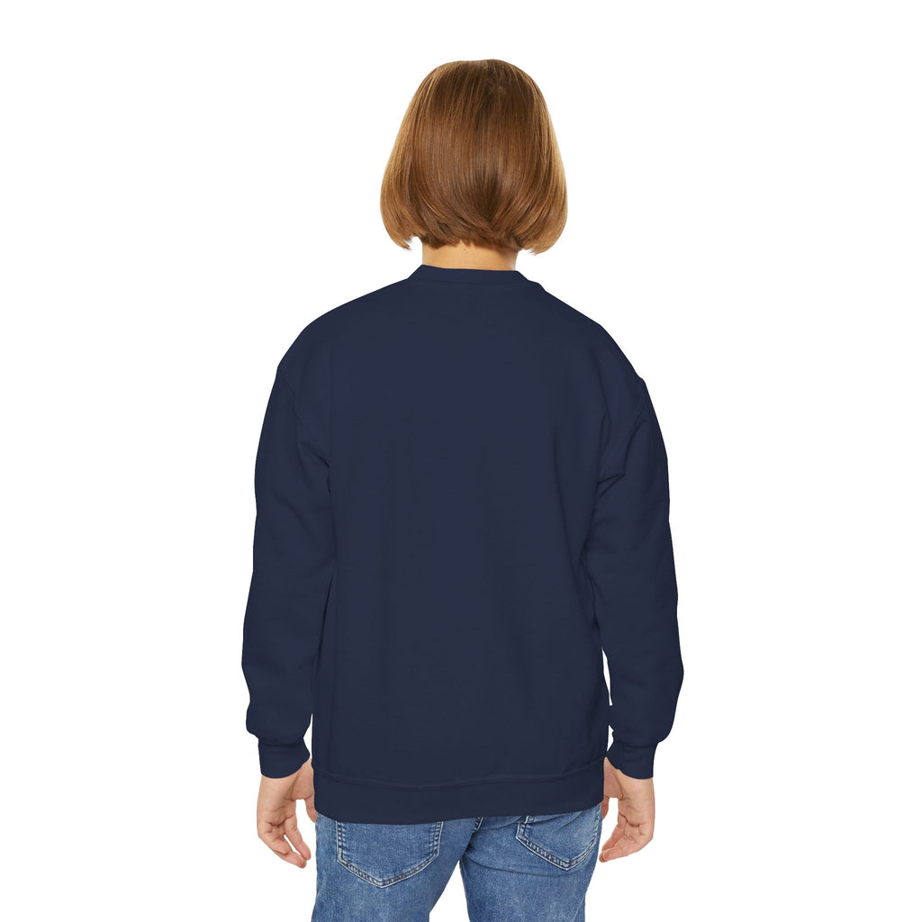 Girl Junior's Crewneck Sweatshirt — Pink Heart “Tennis XOXO” Graphic sweatshirt