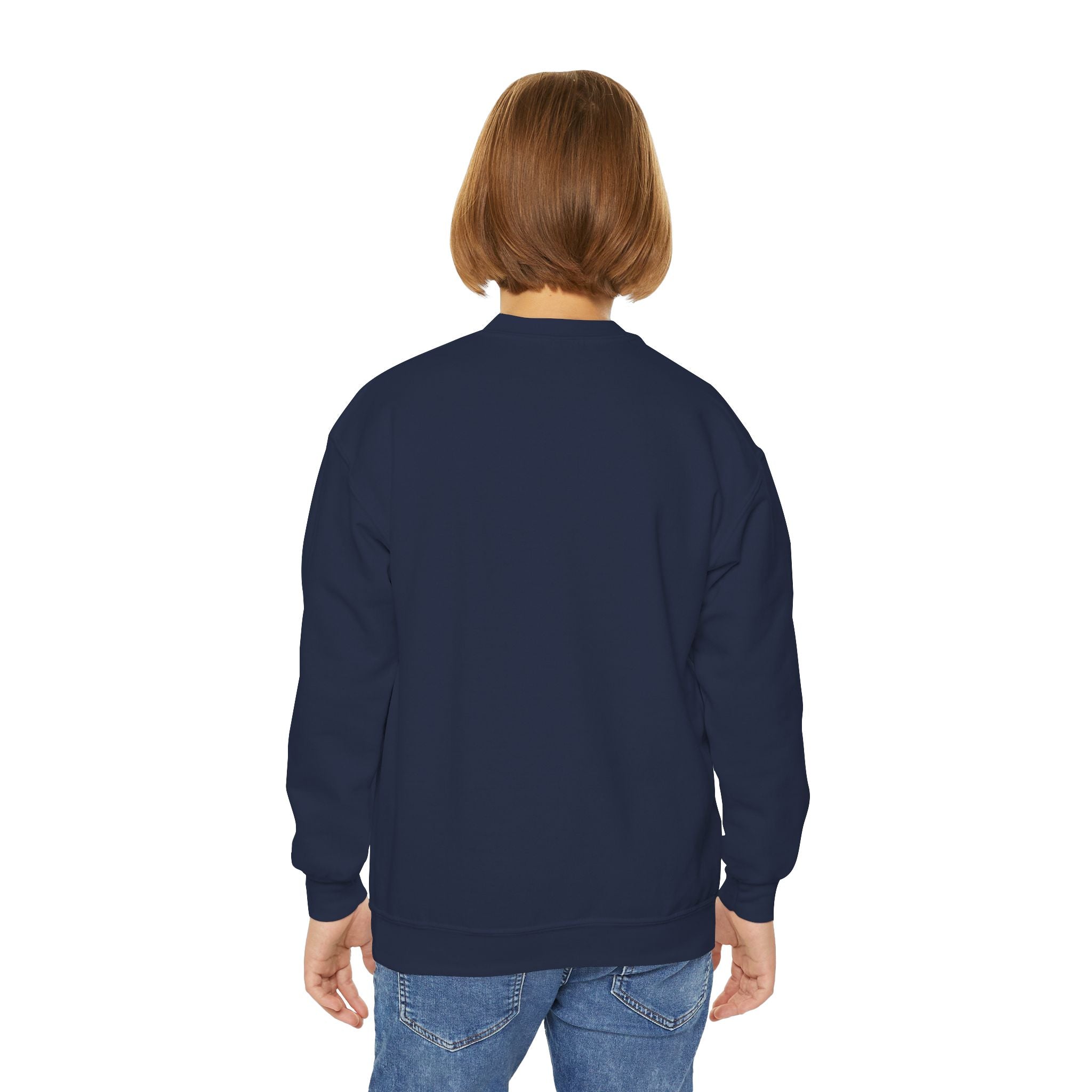 Girl Junior's Crewneck Sweatshirt — Pink Heart “Tennis XOXO” Graphic sweatshirt